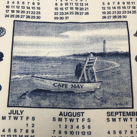 Cape May Point New Jersey Linen 2005 Calendar - Picture 6 of 8
